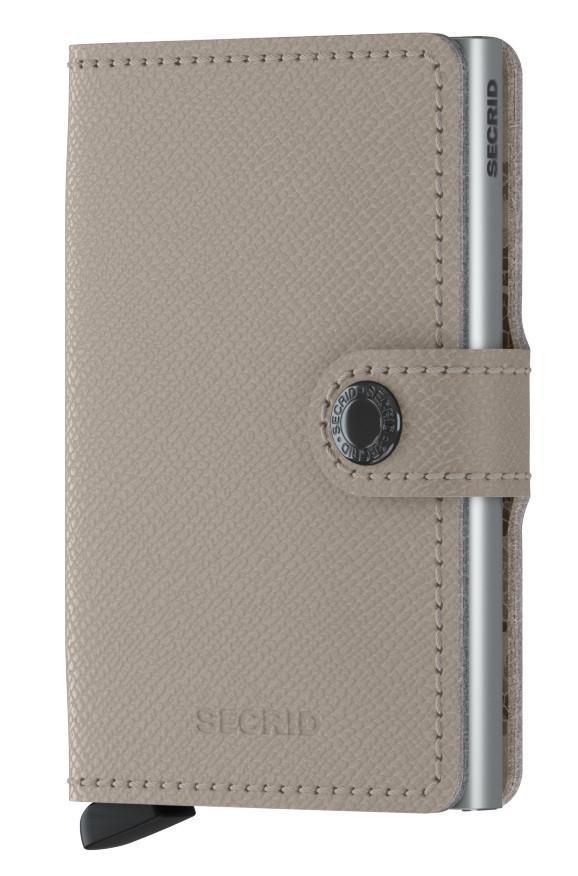 Kreditkartenetui Miniwallet Secrid Crisple Taupe