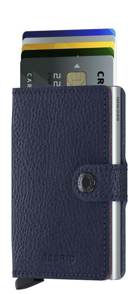 Kreditkartenhülle Secrid Miniwallet Veg Navy dunkelblau