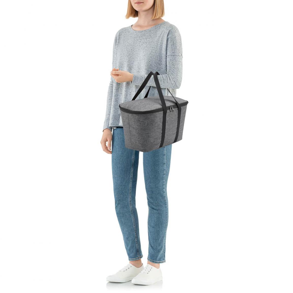 Kühltasche reisenthel Coolerbag grau meliert Twist Silver