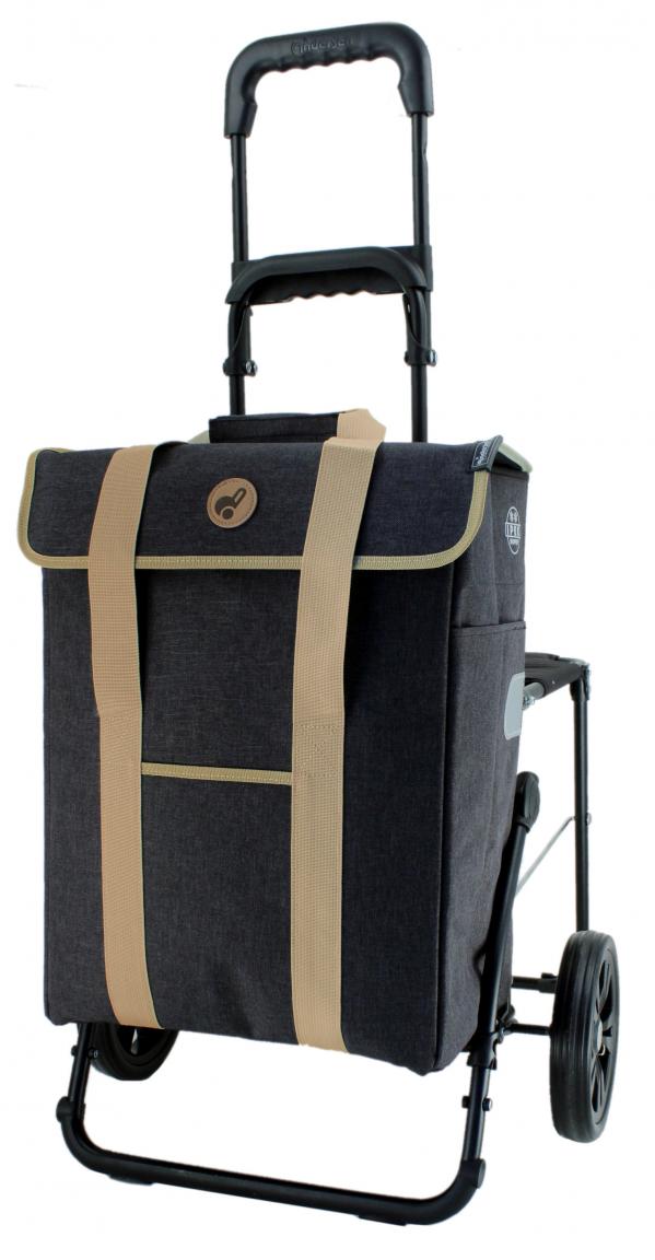 Kühltaschentrolley Andersen Komfort Shopper Ipek Mi Schwarz Sitzfläche