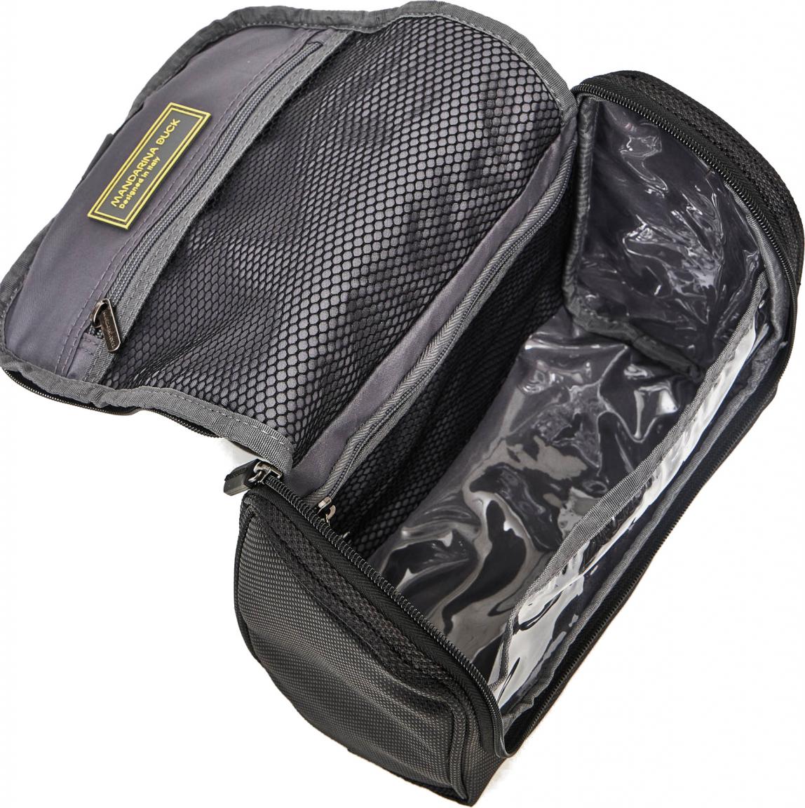 Kulturtasche schwarz Zephyr Necessaire Black Mandarina Duck