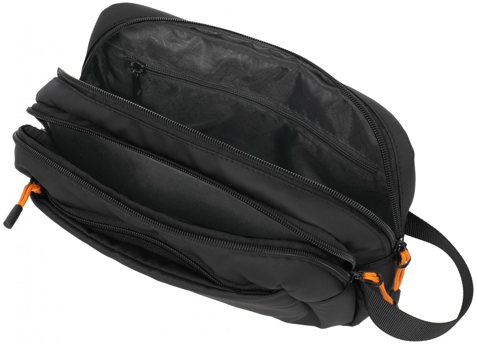 Kulturtasche schwarz orange Travelite Briize