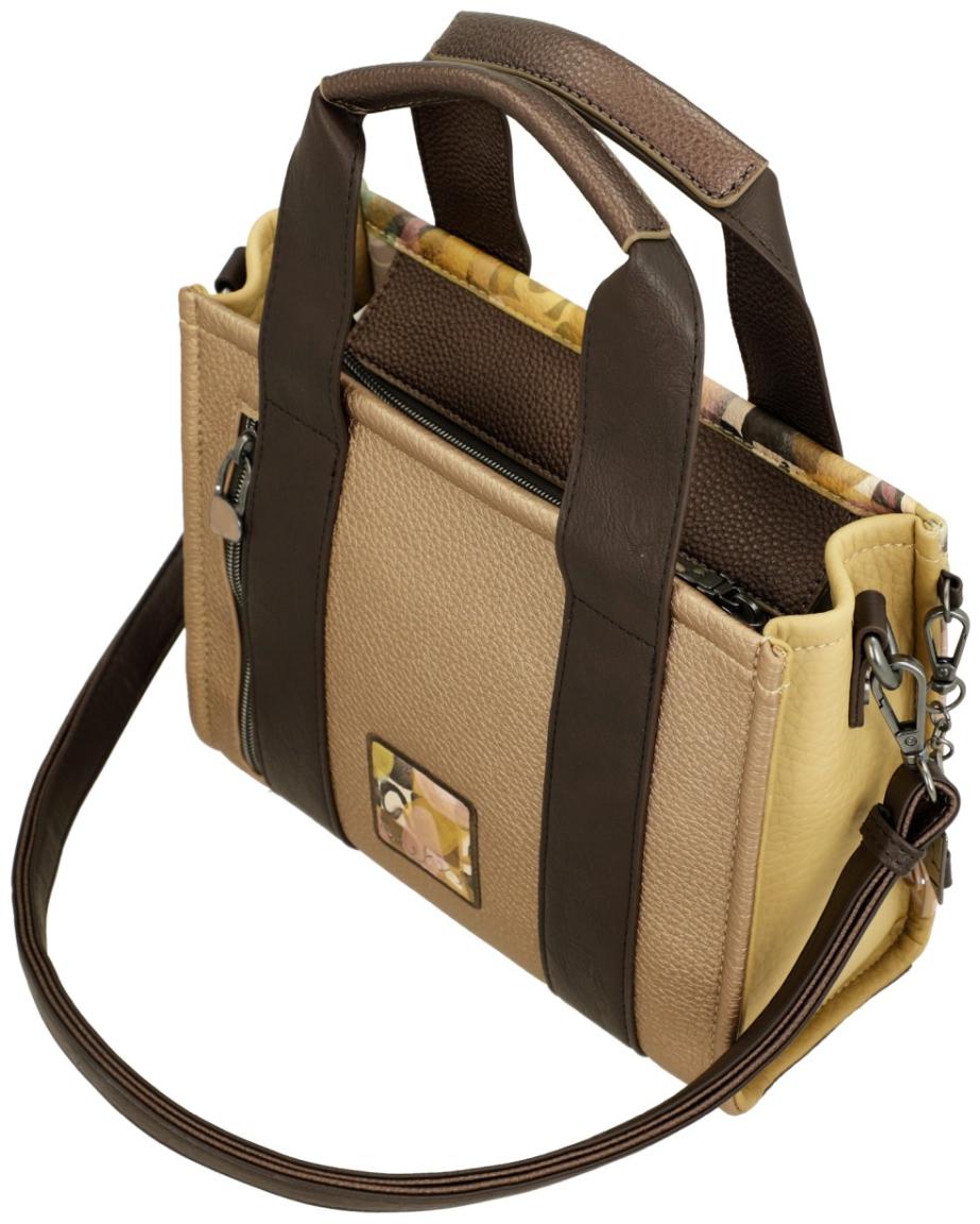 Kurzgrifftasche Anekke Bloom Square Bag farbenfroh