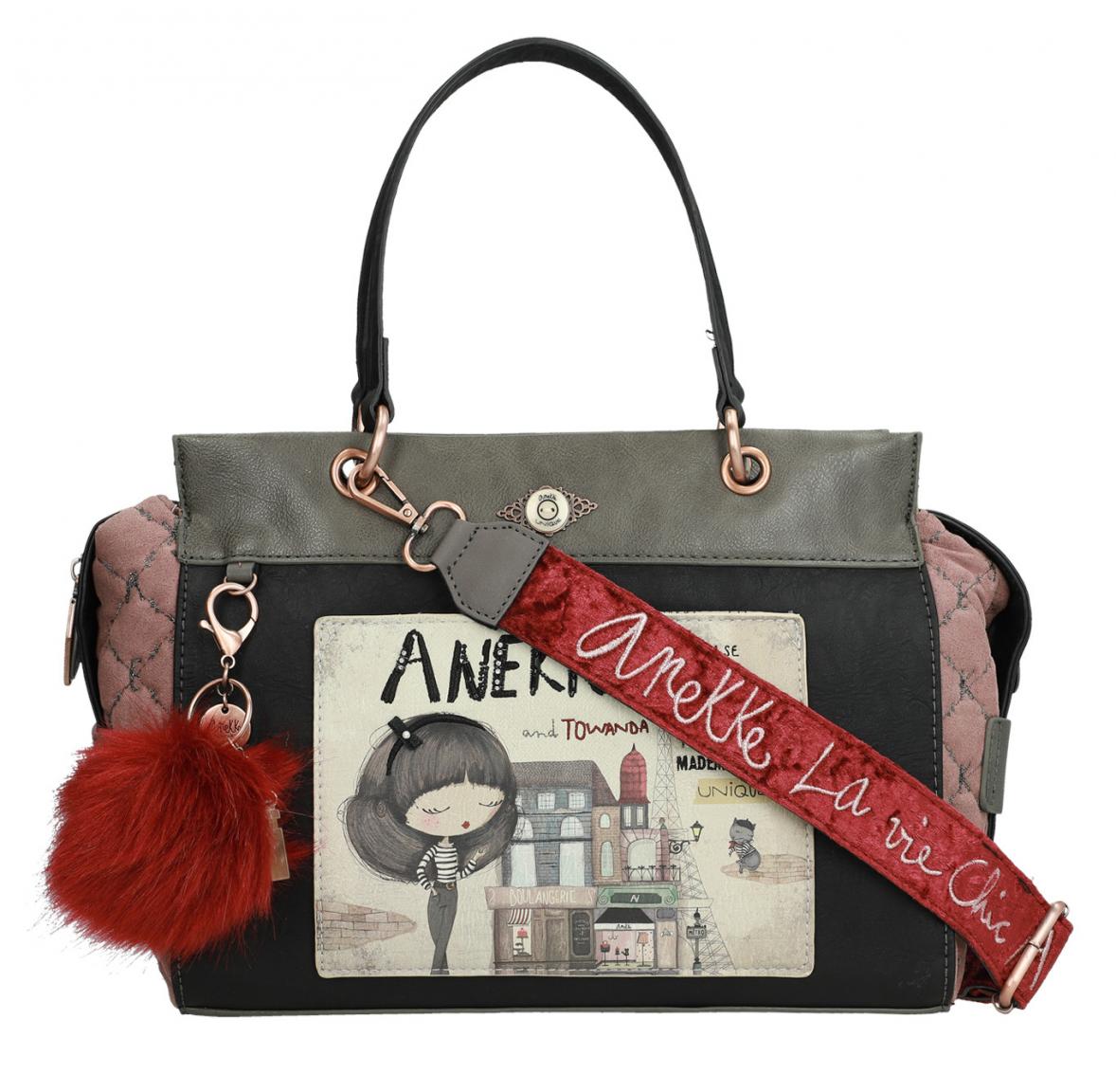 Kurzgrifftasche Anekke Couture Beige Frankreich Fellbommel