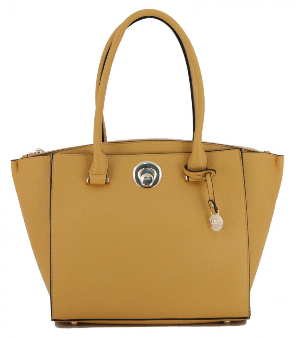 Kurzgrifftasche Delora gelb L.Credi Freundin-Collection