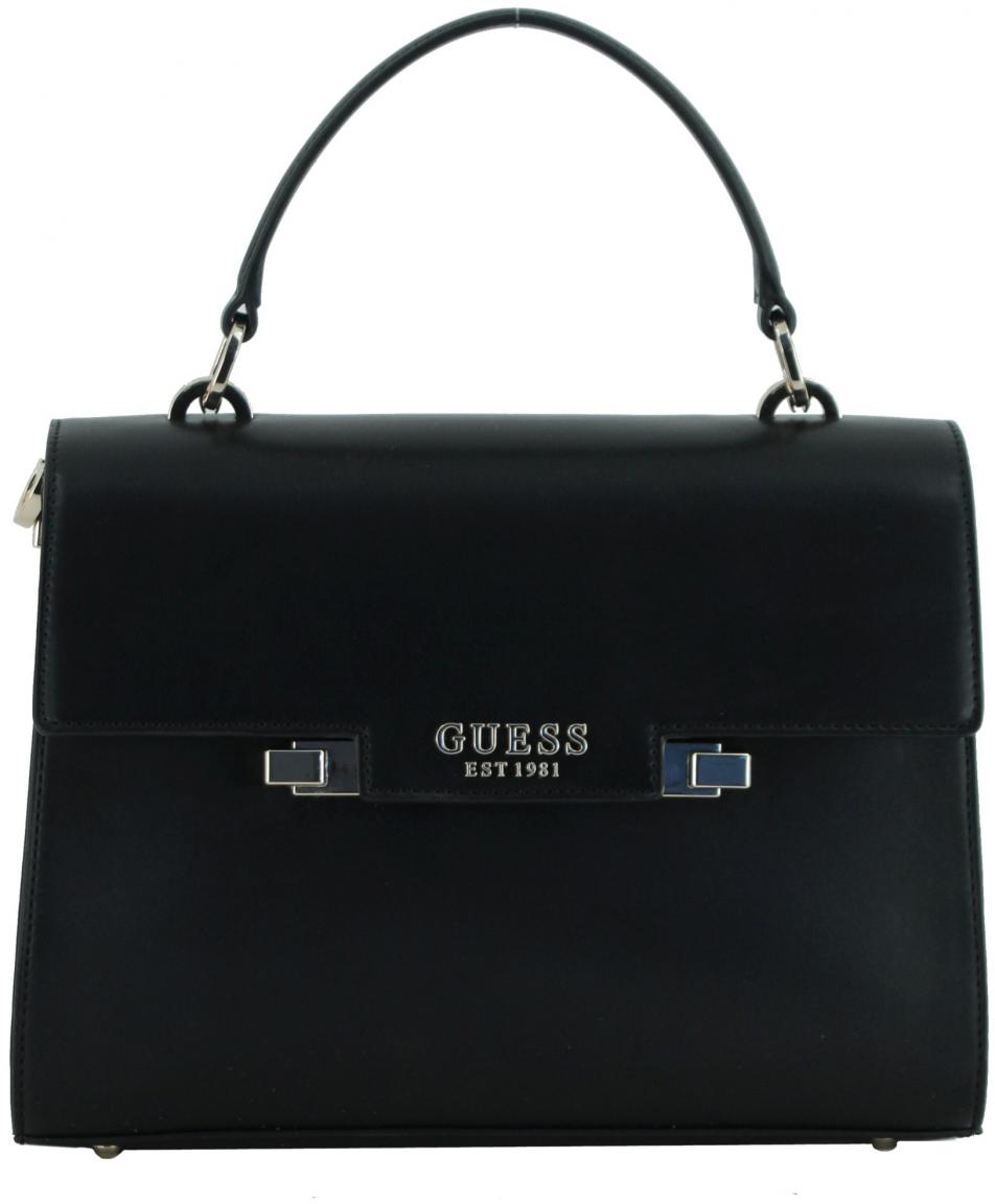 Kurzgrifftasche Guess Eco Aldith Taupe Überschlag