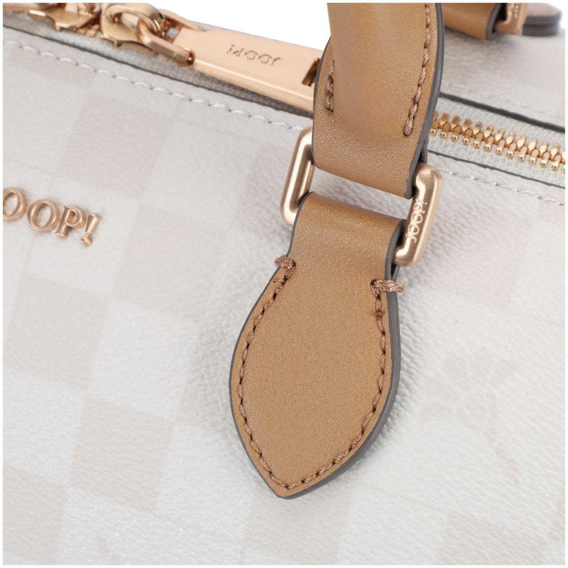 Kurzgrifftasche Joop Cortina Piazza Aurora Birch hellbeige kariert