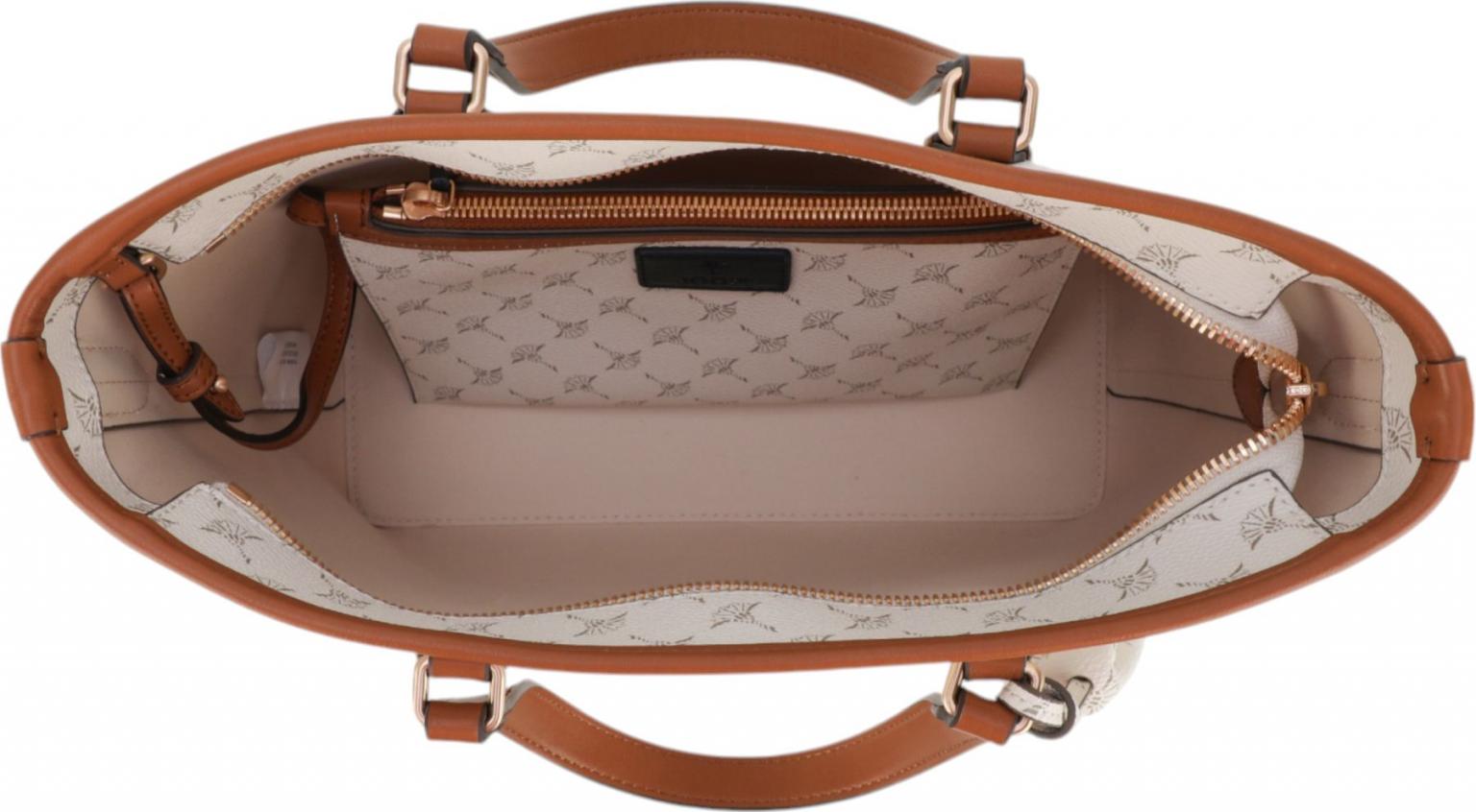Kurzgrifftasche Ketty JOOP Cortina Offwhite Markenprint