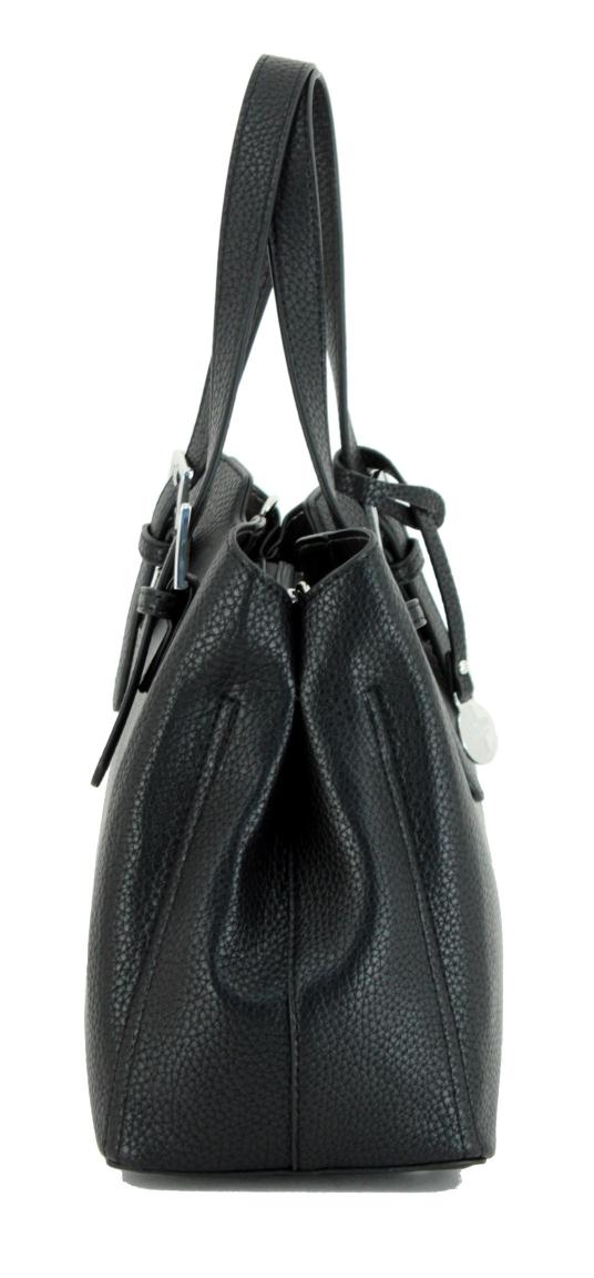 Kurzgrifftasche L.Credi Munich Banu rot gold Anhänger