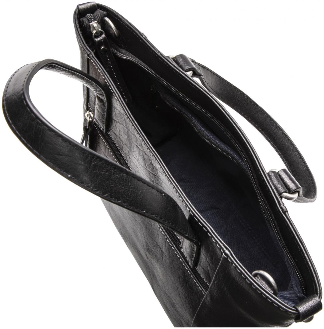 Kurzgrifftasche Lugano Handbag schwarz Leder Gerry Weber 