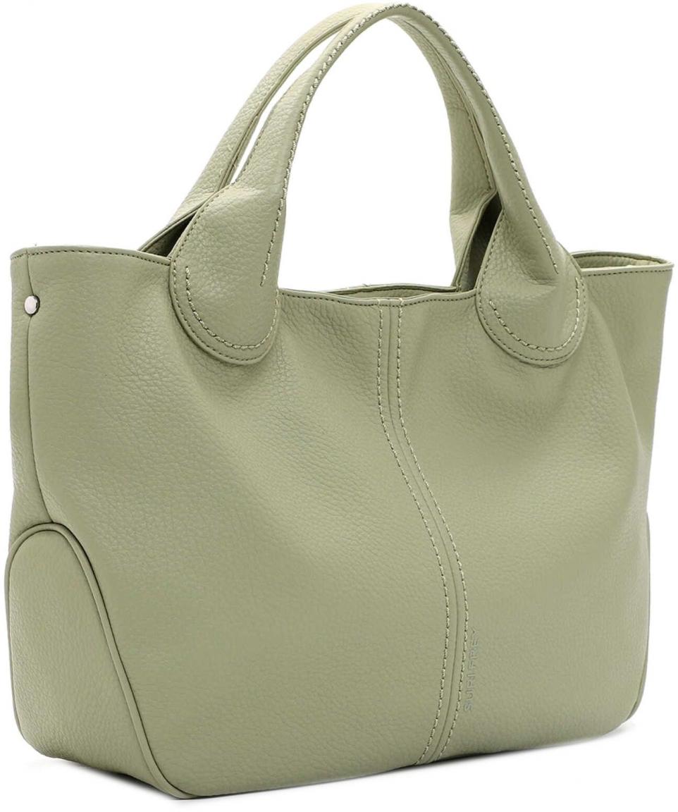 Kurzgrifftasche Nessy SURI FREY pistachio Lederlook vegan