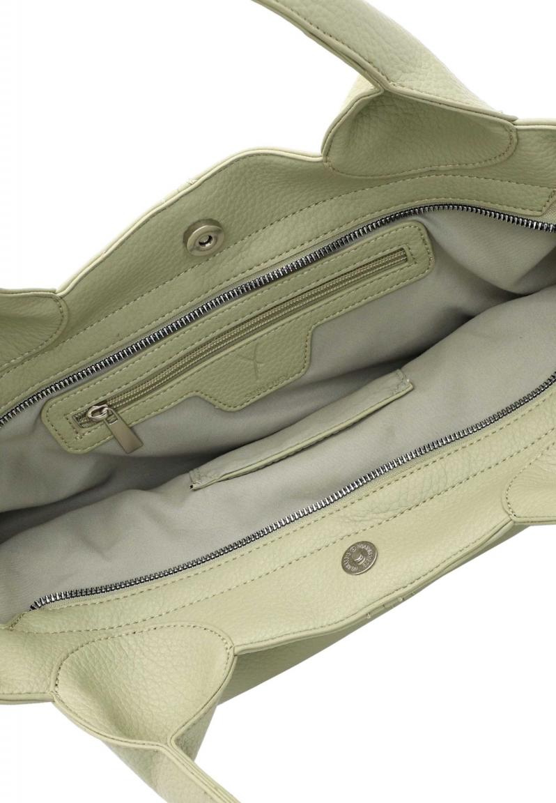 Kurzgrifftasche Nessy SURI FREY pistachio Lederlook vegan