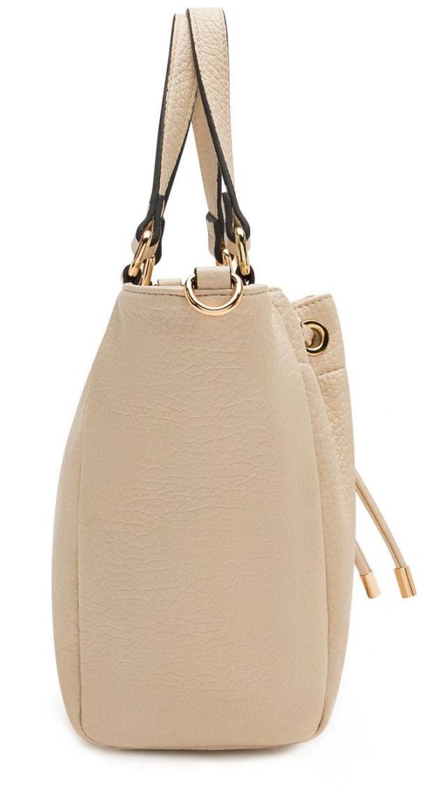Kurzgrifftasche Oralie L.Credi Creme nachhaltig