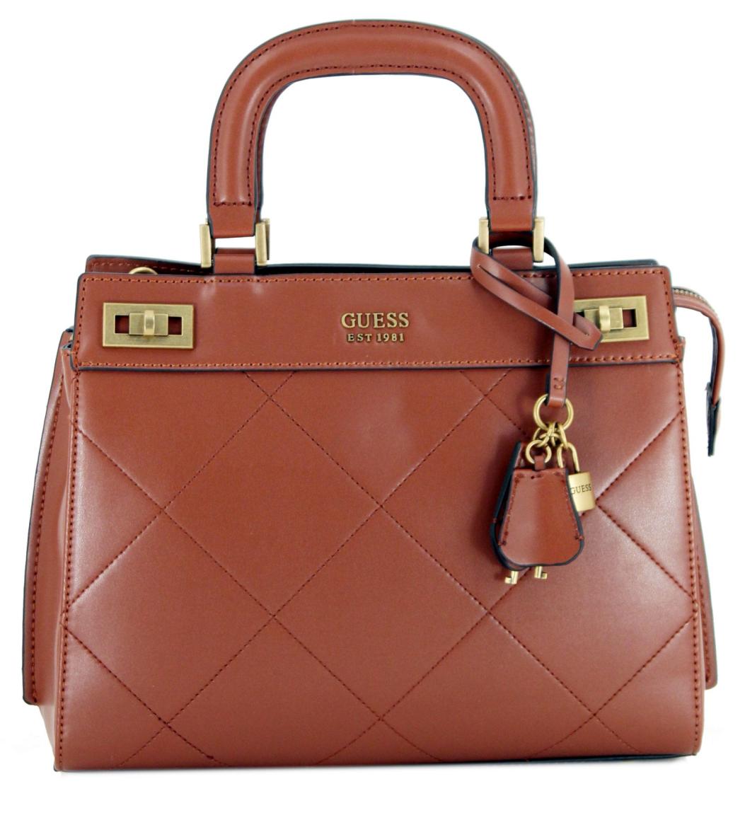 Kurzhenkeltasche Women Katey Guess Steppmuster Brown Whiskey 