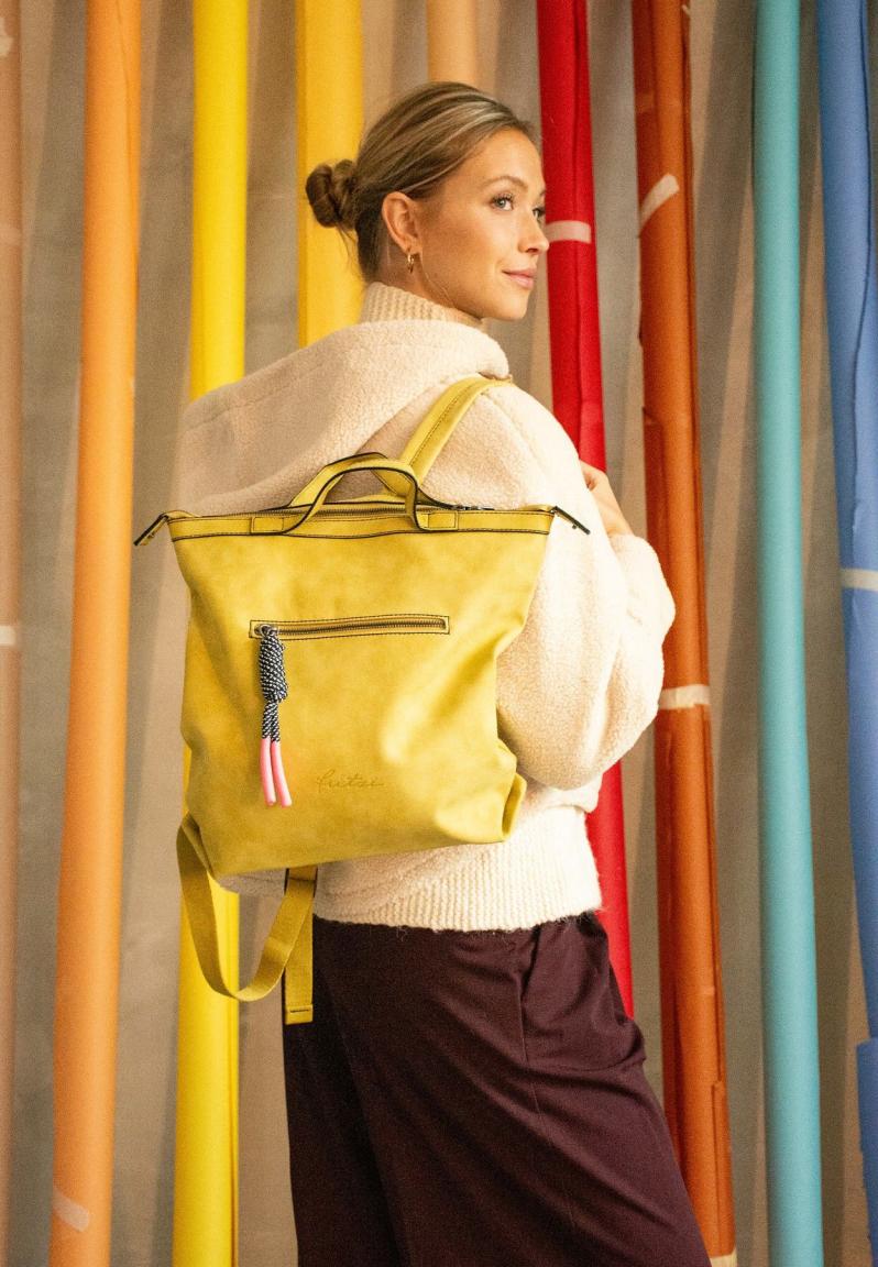 Kurzhenkeltasche mit Rucksackfunktion Fritzi Bitzi04 Camille vegan
