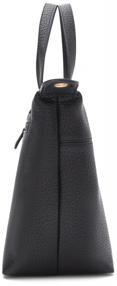 L,Credi Kurzgrifftasche in Beutelform Parmida schwarz