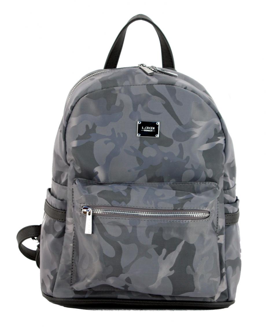 L.Credi Bega Damenrucksack Camouflage dunkelblau