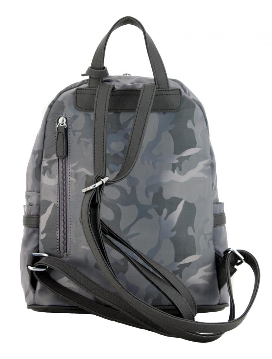 L.Credi Bega Damenrucksack Camouflage dunkelblau