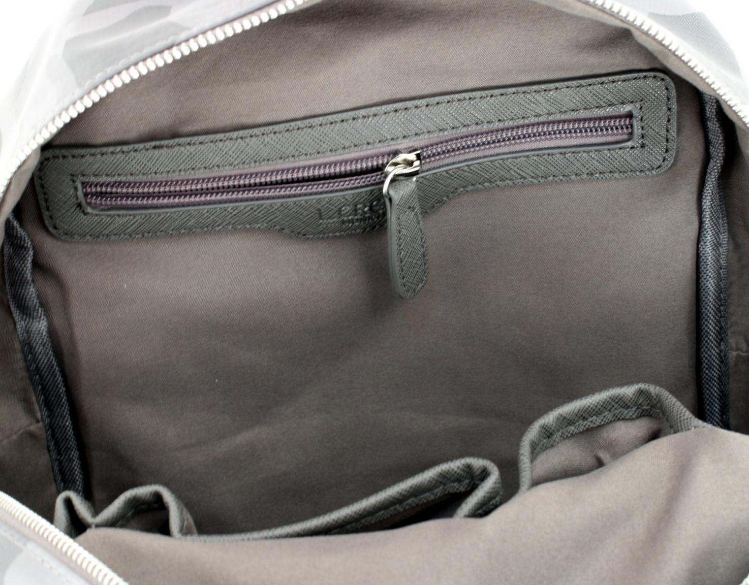 L.Credi Bega Damenrucksack Camouflage dunkelblau