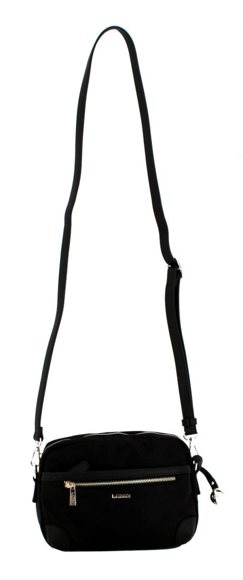 L.Credi Bega Schultertasche Flecktarn grau schimmernd