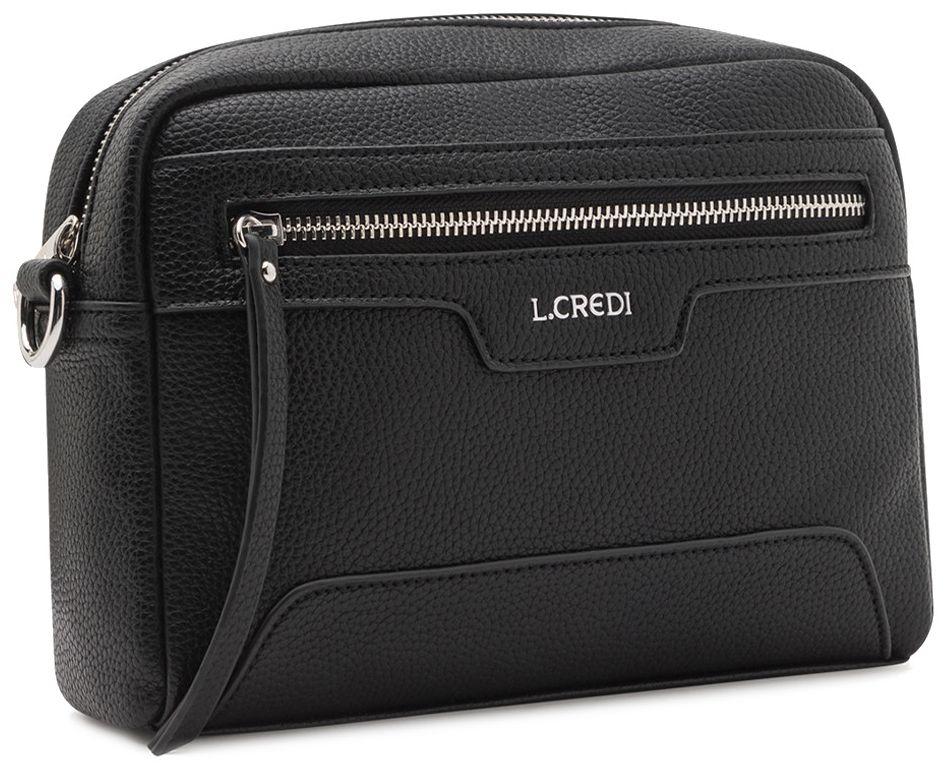 L.Credi Camera Bag Oana zeitlos schwarz nachhaltig