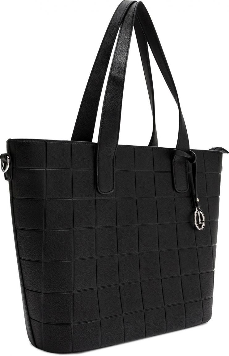 L.Credi Damen Handtasche Large Moena Black klassisch