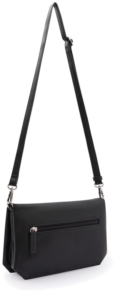 L.Credi Damen Handtasche Obuna klassisch Schwarz 