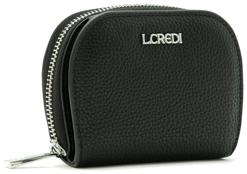 L.Credi Damenbörse Medium Perla schwarz RFID
