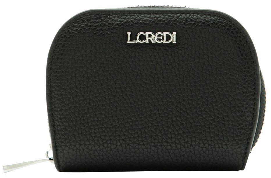 L.Credi Damenbörse Medium Perla schwarz RFID