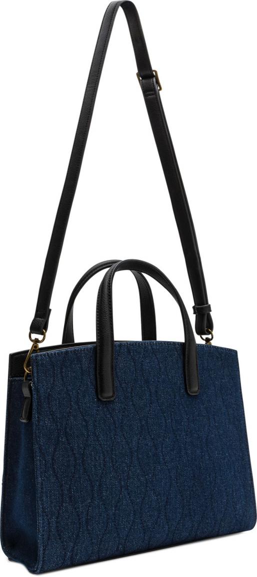 L.Credi Handtasche Damen Mareike Dark Blue Denim