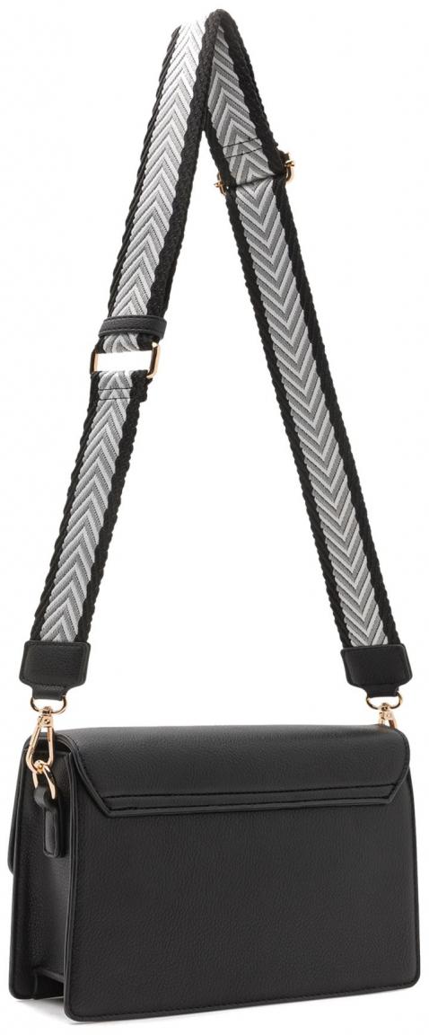 L.Credi Handtasche Onelia Schwarz Gold 