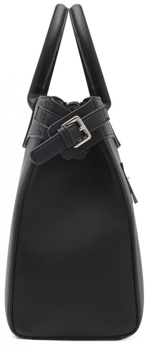 L.Credi Henkeltasche Business Olisa Schwarz vegan