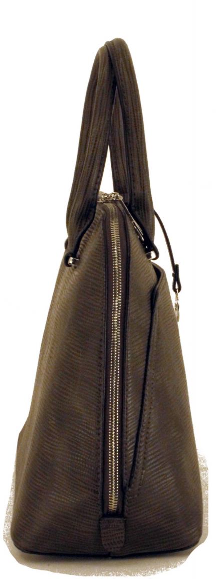 L.Credi Henkeltasche Davina Karomuster gelb Schultergurt