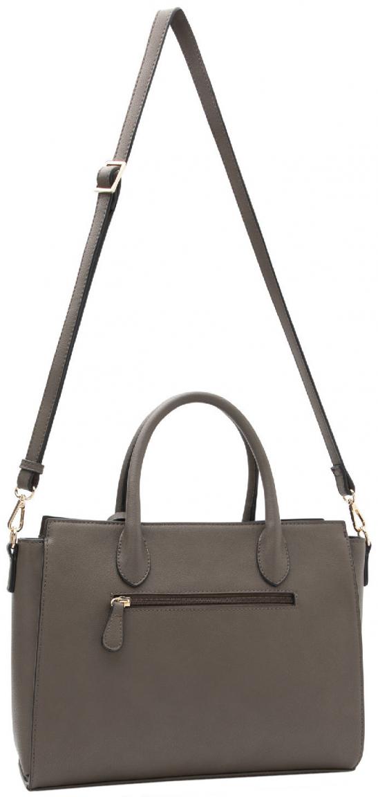 L.Credi Henkeltasche Konstanze Dark Taupe nachhaltig