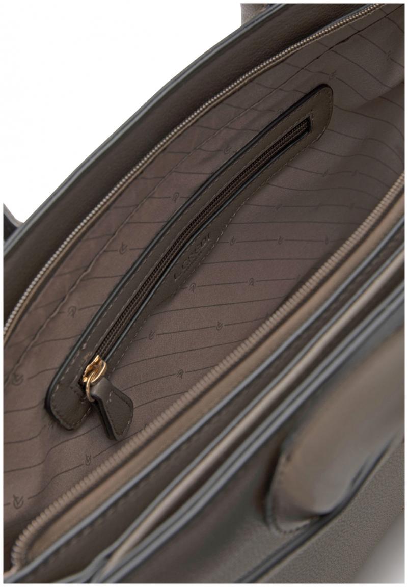 L.Credi Henkeltasche Konstanze Dark Taupe nachhaltig