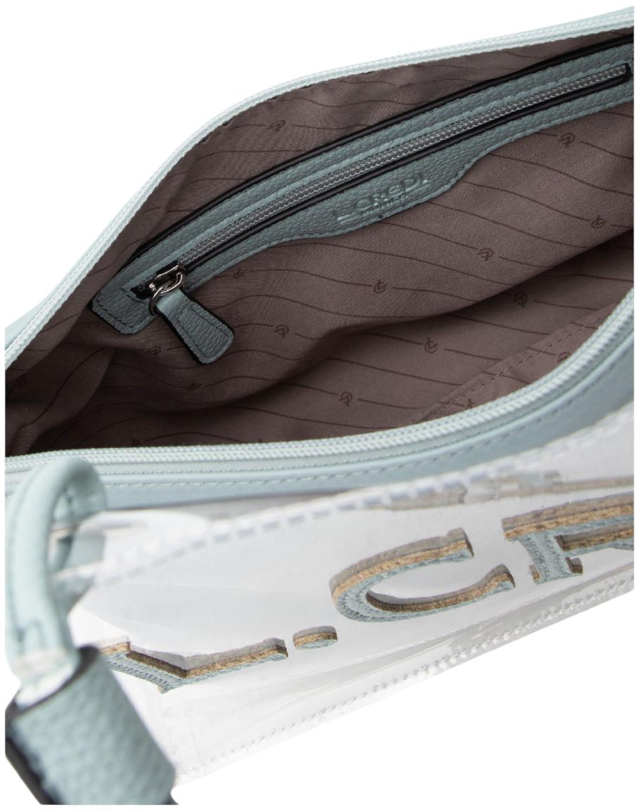 L.Credi Henkeltasche Seestern Mint Blue Reja transparent türkis