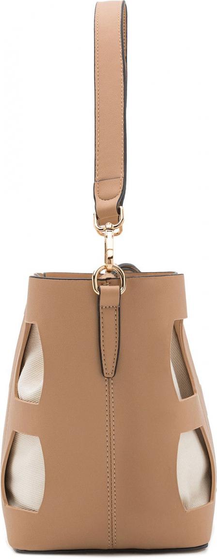 L.Credi Hobo Tasche Maja Stoff Cutouts Crossover Blush