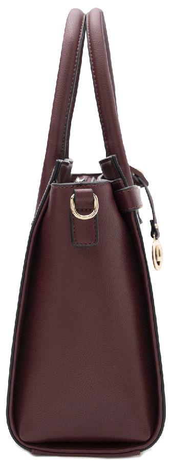 L.Credi Kurzgrifftasche Konstanze Trendfarbe Wine