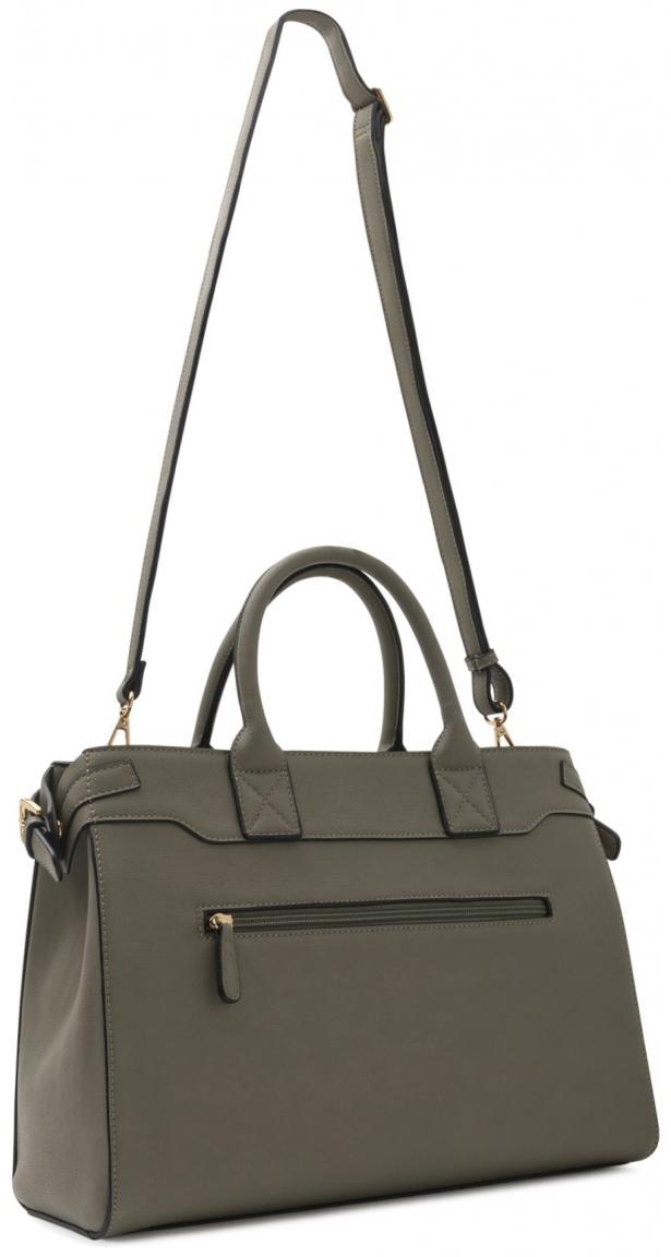L.Credi Kurzhenkeltasche Damen Olisa Khaki