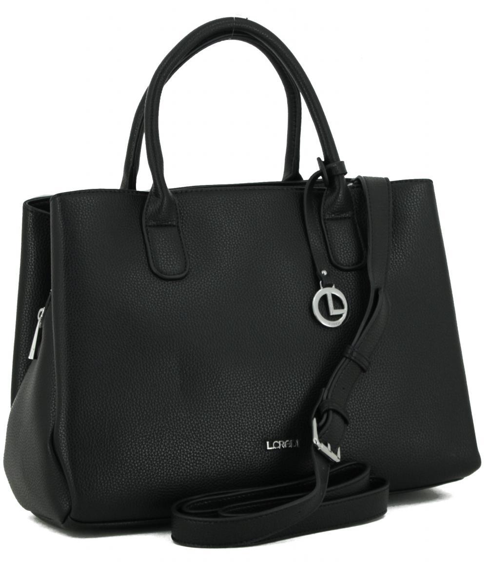 L Credi Munich Finetta Schwarz Damenhandtasche