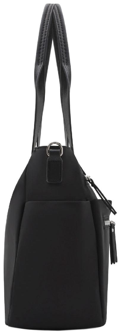 L.Credi Nylon Handtasche leicht Odeta schwarz