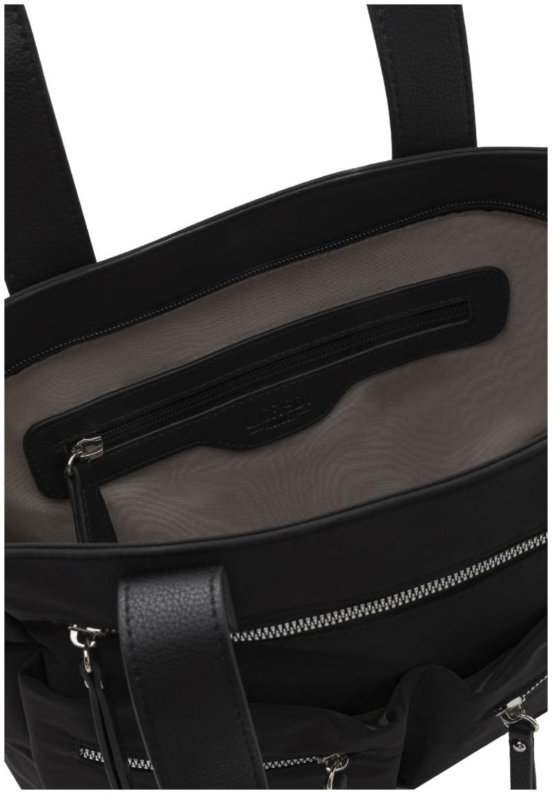 L.Credi Nylon Handtasche leicht Odeta schwarz