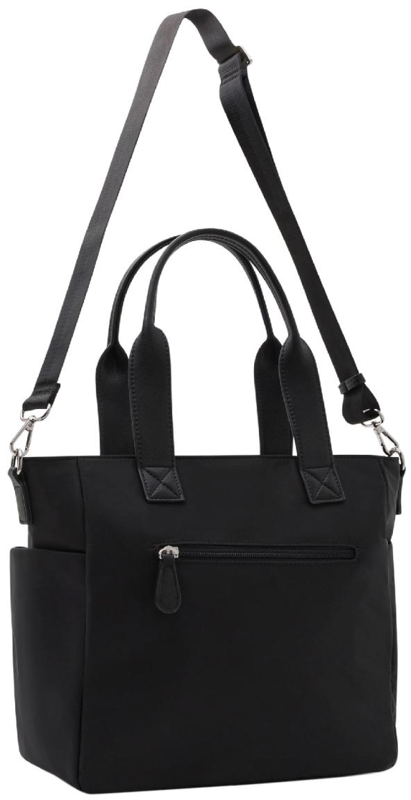 L.Credi Nylon Handtasche leicht Odeta schwarz