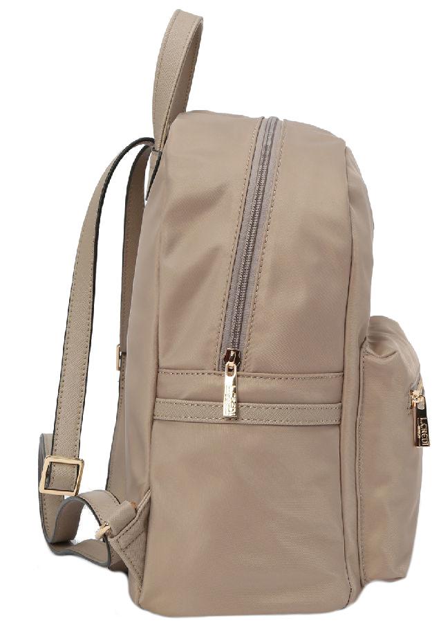 L.Credi Nylonrucksack Alena beige vegan