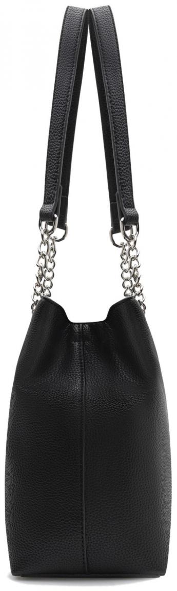 L.Credi Oreana Tragetasche Shopping Schwarz nachhaltig