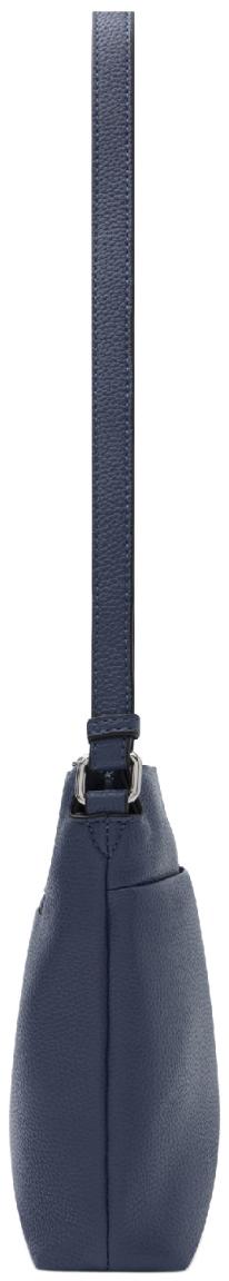 L.Credi Schultertasche Dusty Blue vegan Ella blau Anhänger