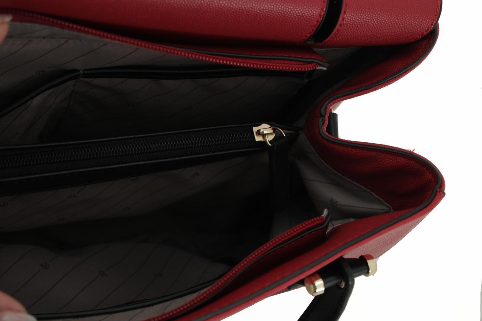 L.Credi Schultertasche Fiorenza Schwarz