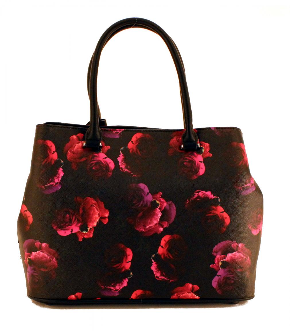 L.Credi Tiflis Henkeltache Synthetik Struktur Schwarz