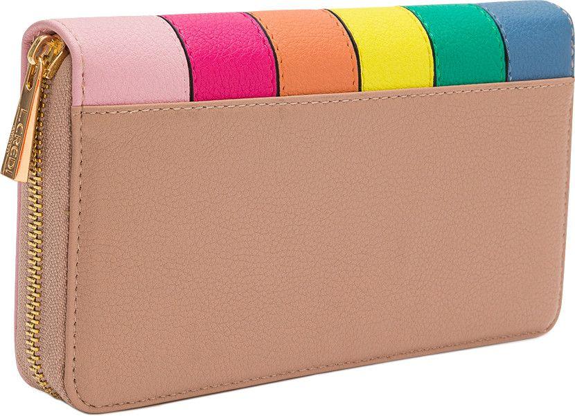 L.Credi farbenfrohe Geldtasche Klara Rainbow groß