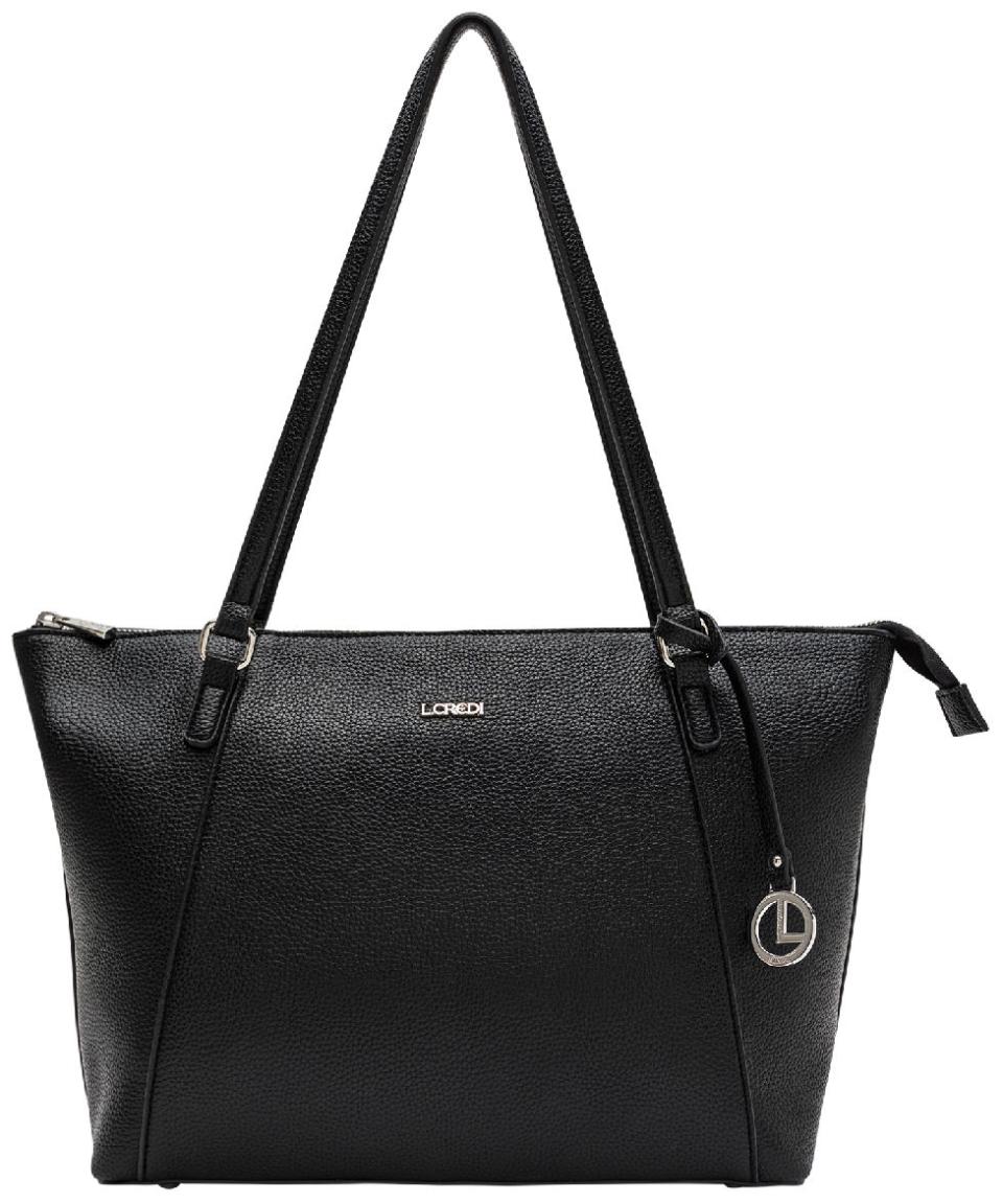 L.Credi zeitlose Henkeltasche schwarz Michaela vegan